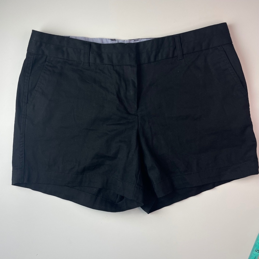 Land'n Sea Womens Black Chino Shorts‎ Size 6 Cotton Stretch 2690298HA